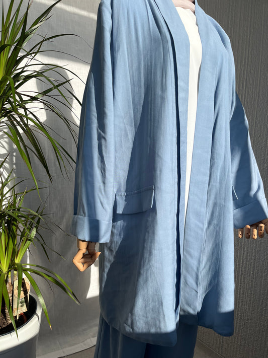 Mina modest kaftan - ljusblå
