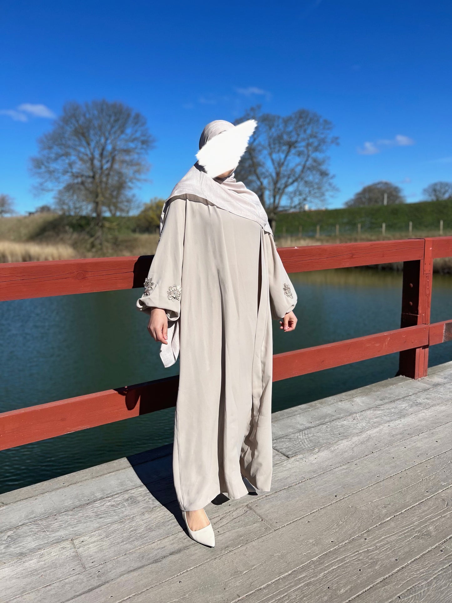 Flower abaya