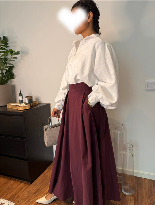 ELARA skirt burgundy