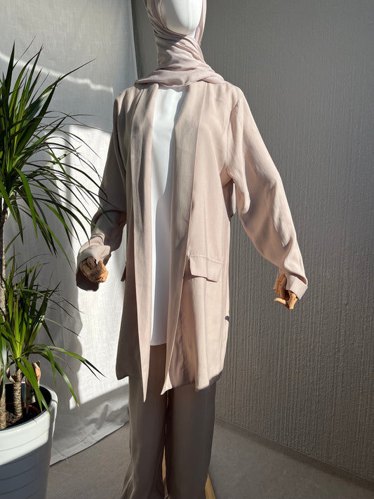 Mina modest set beige