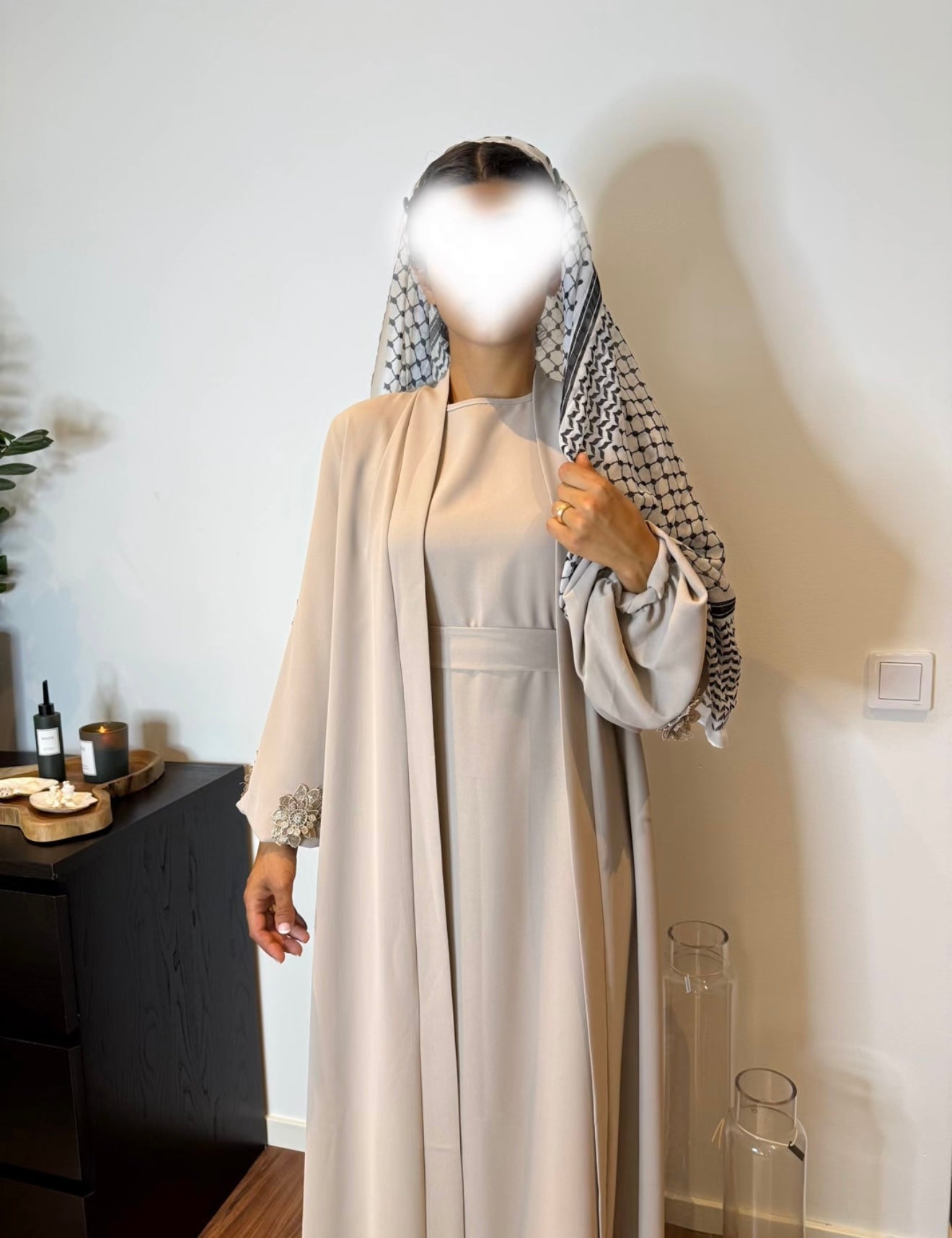 Flower abaya