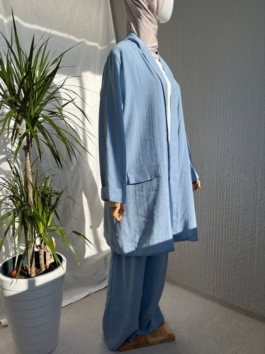 Mina modest set ljusblå